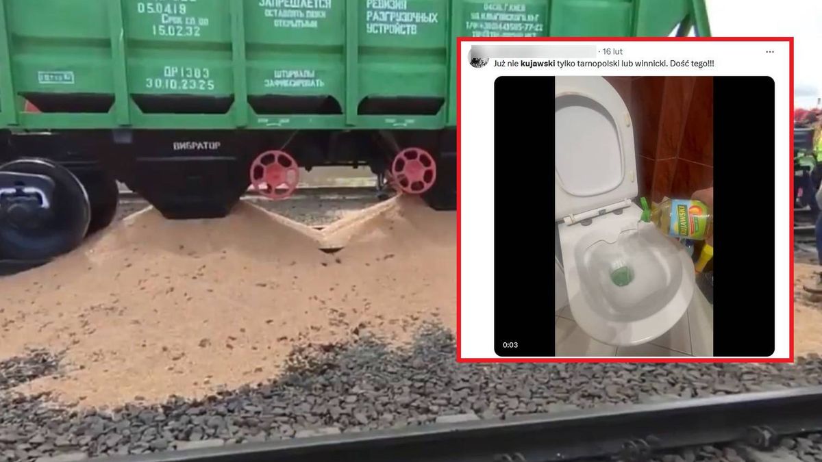 Rolnicy wysypują zboże. Trwa również bojkot Oleju Kujawskiego