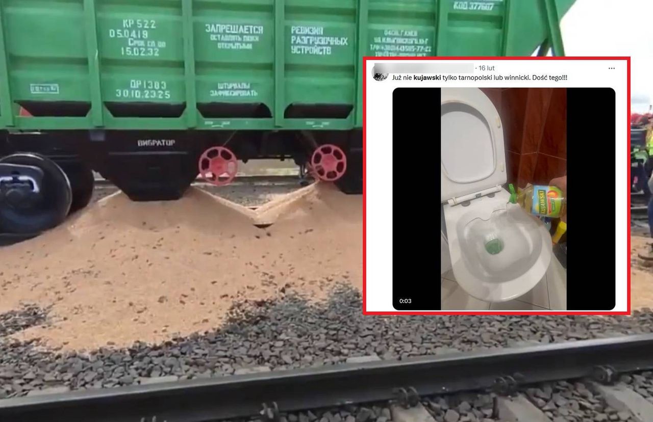 Wylewają olej, wysypują zboże. Prezes Banków Żywności: "Producenta to nie dotyka"