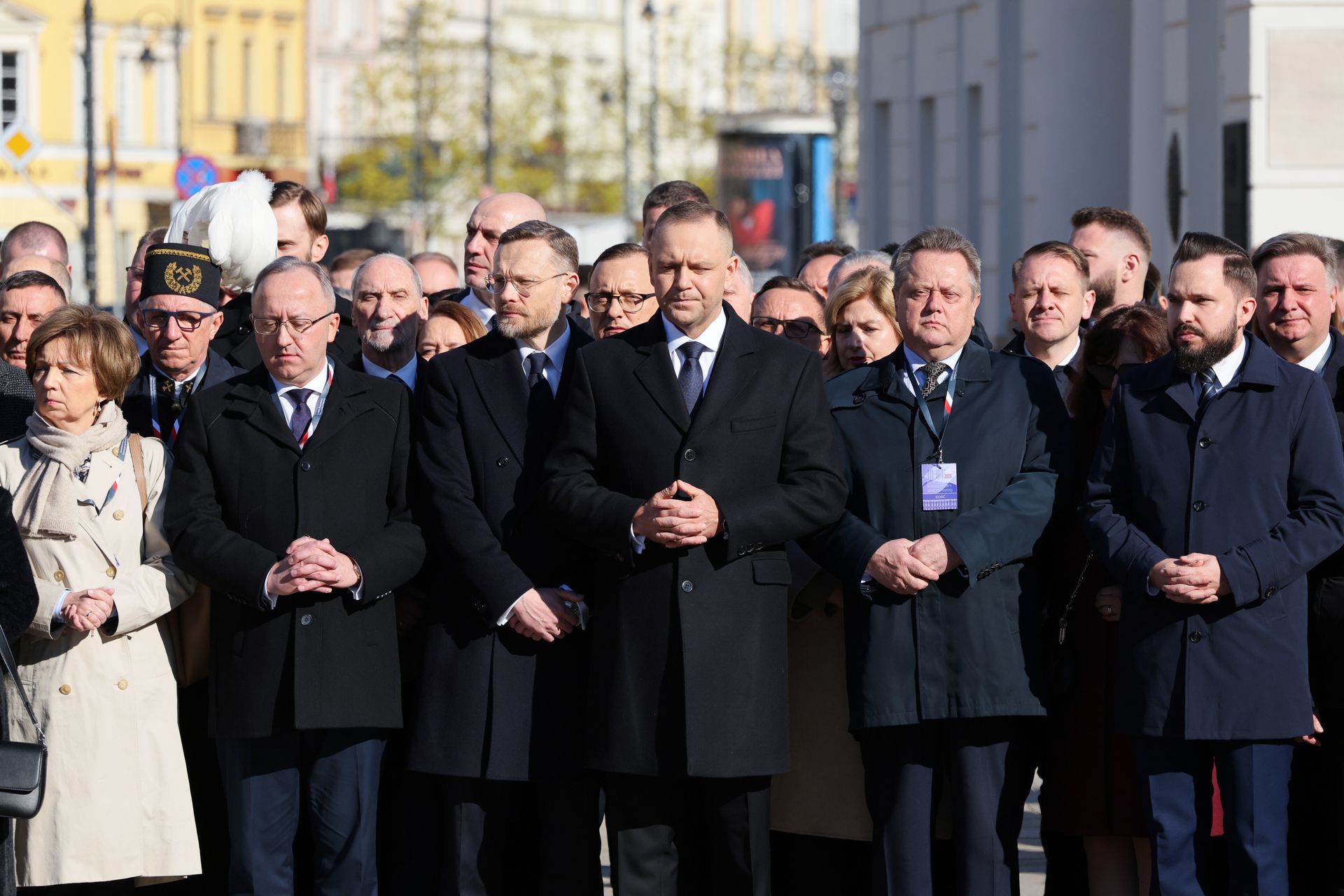 Prezydent też tam był. Obchody przed pałacem