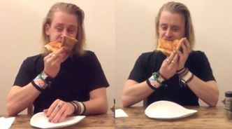 Macaulay Culkin... je pizzę. Przez 4 minuty!
