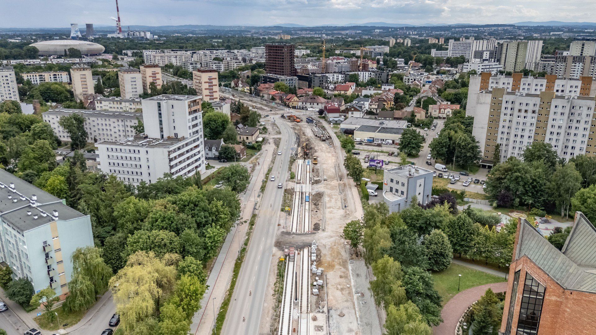Budowa linii tramwajowej do Mistrzejowic w Krakowie 