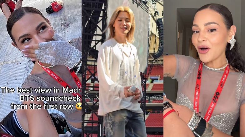 BTS Singer Smiled at Poland's Honorata Skarbek at Madrid Rehearsal