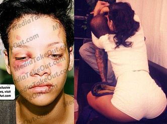 Rihanna PRZYTULA Chrisa Browna (FOTO)