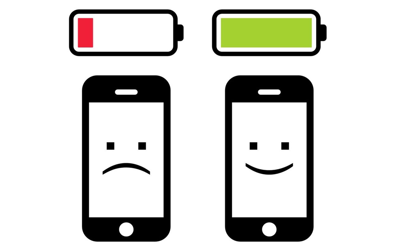 zmodyfikowane zdjęcie smartphone battery life