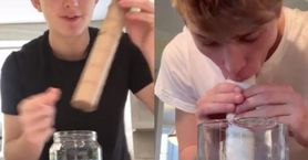 Niebezpieczne The Straw Challenge na TikToku. Nastolatki "chcą się utopić", pijąc przez tubę po rolce ręczników papierowych