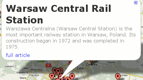 Przewodnik turystyczny w telefonie 1