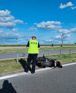 Motocyklista zginął w wypadku na obwodnicy Jarocina