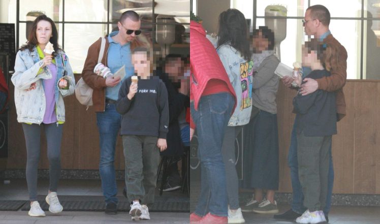 Marcin Hakiel "przyłapany" w Sopocie z Dominiką i córką.