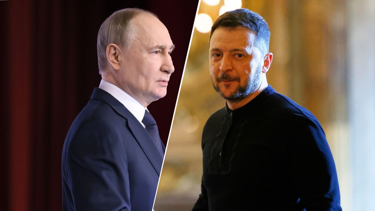 Władimir Putin, Wołodymyr Zełenski