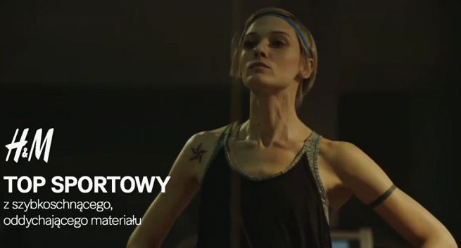 „Trenuj modnie” - zwyciężczyni „Top Model” i blogerzy modowi reklamują odzież sportową H&amp;M (wideo)