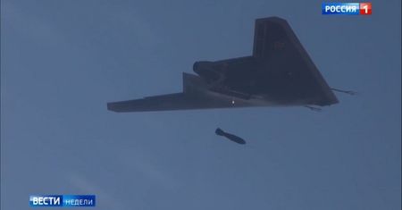 S-70 Ochotnik zrzuca bombę. Rosjanie pokazali nagranie