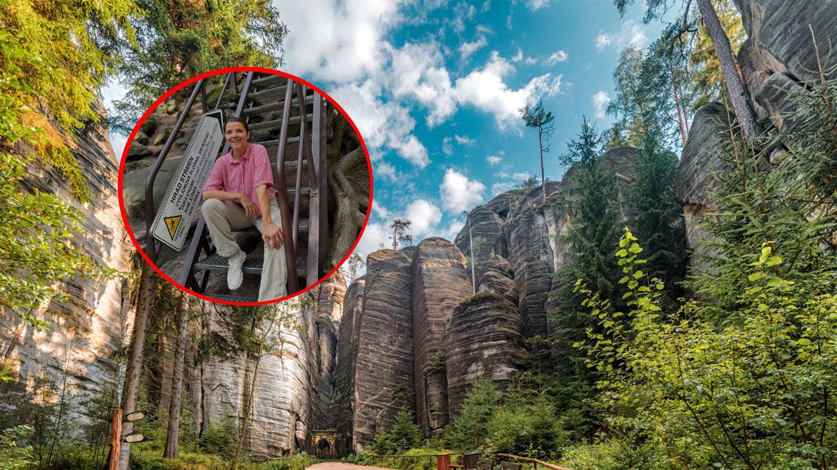 Joanna Jabłczyńska wybrała się do czeskiego skalnego miasta