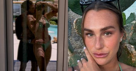 Aryna Sabalenka w bikini ładuje baterie po Wimbledonie w towarzystwie starszego o 10 lat ukochanego