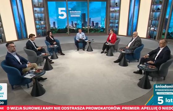 Jubileusz "Śniadania Rymanowskiego w Polsat News i Interii". Nowa scenografia