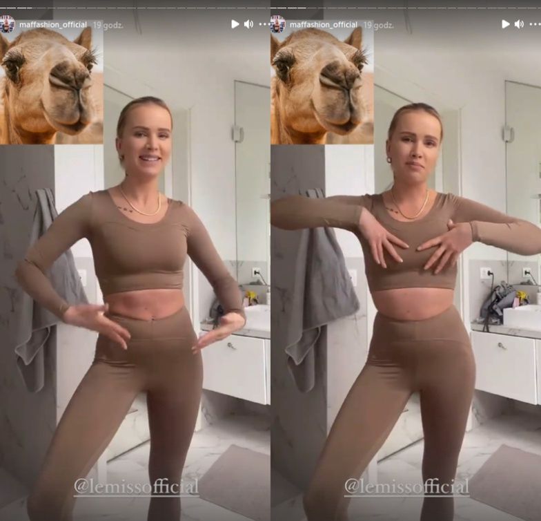 Maffashion broni legginsów Julii Wieniawy