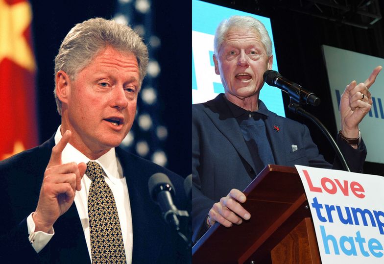 Tak zmieniał się Bill Clinton