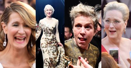 "Oscary 50+": Laura Dern, Meryl Streep i Helen Mirren skradły show młodszym koleżankom