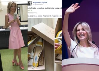 Magda Ogórek SPRZEDAJE UŻYWANE UBRANIA na Facebooku! "Buty Prada, sądziłam, że wejdę w 38"