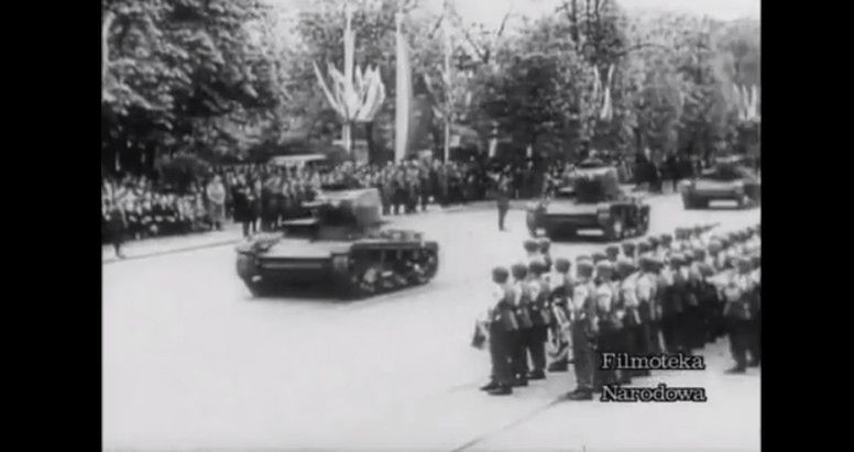 Defilada 3 maja 1939 w Alejach Ujazdowskich
