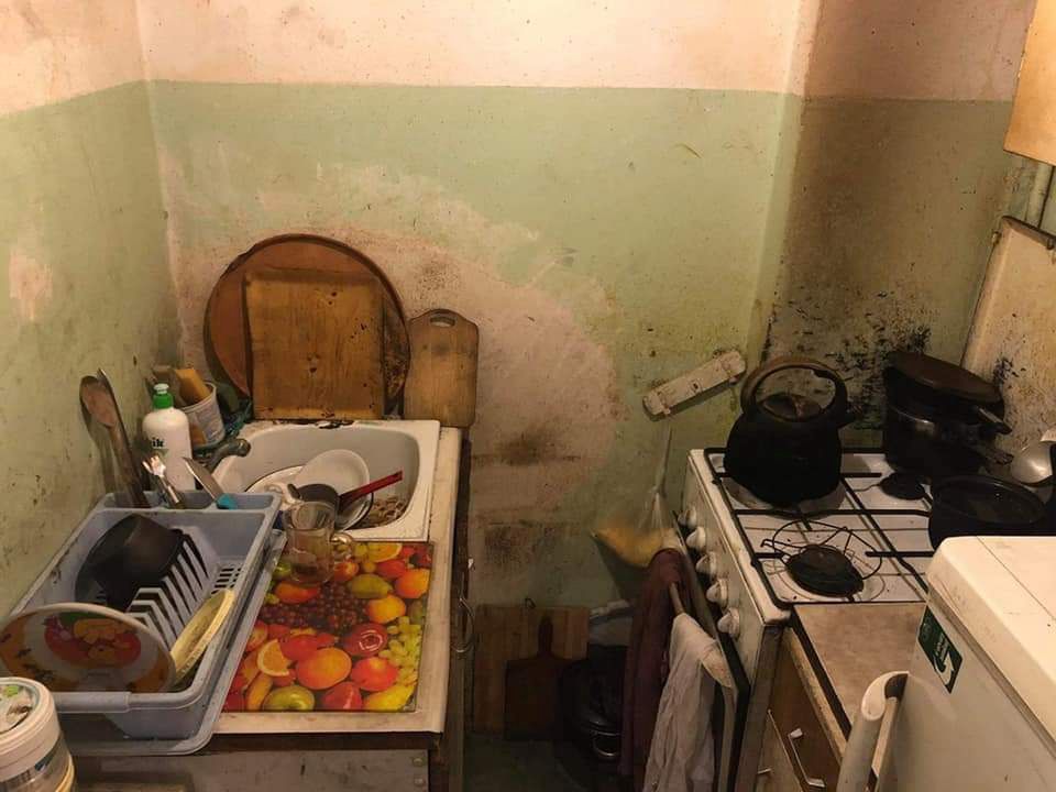 Mieszkanie jednej z podopiecznych fundacji. Nie miała wody