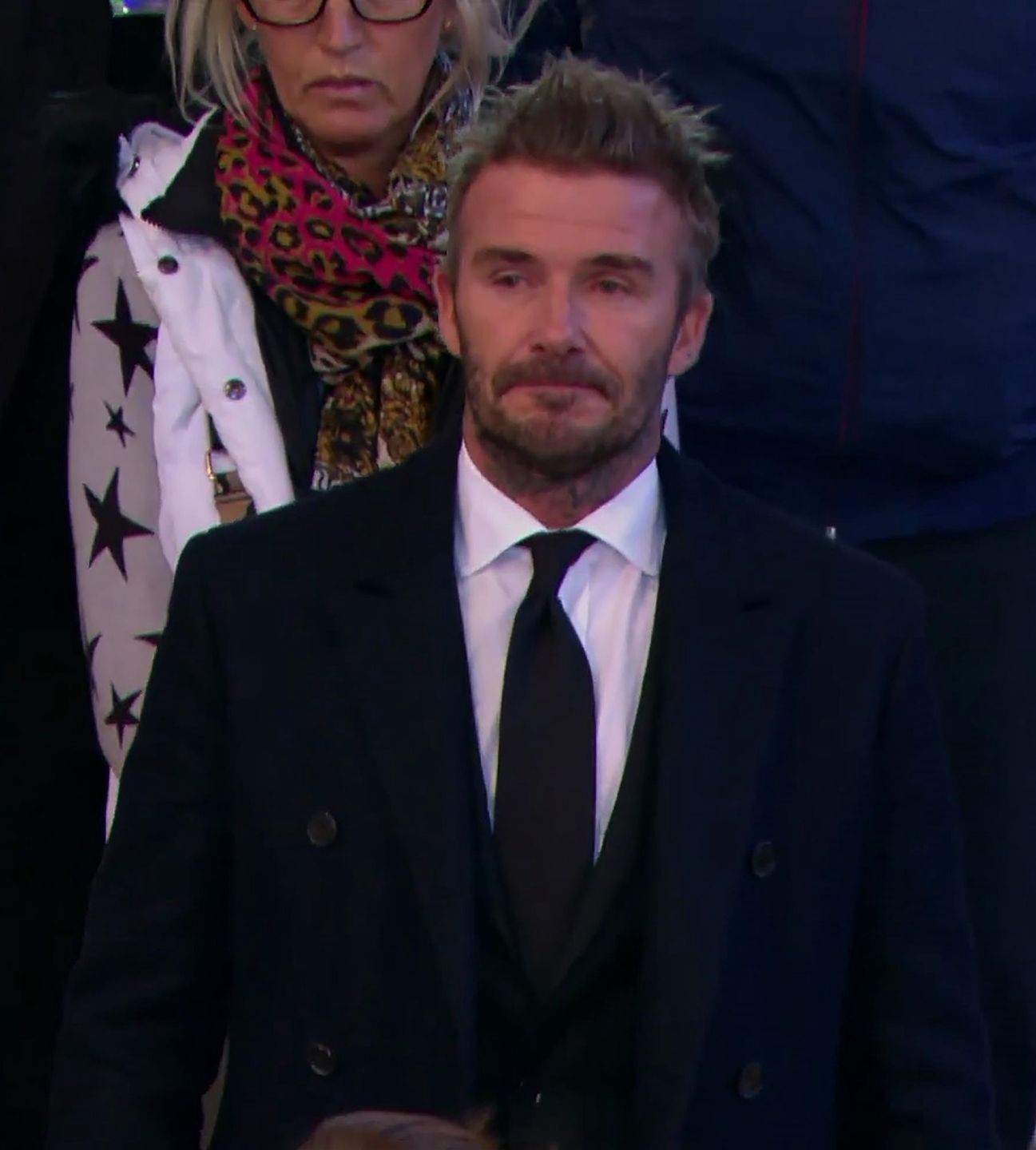 David Beckham oddaje cześć królowej Elżbiecie II