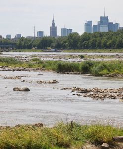 Rekordowo niski poziom Wisły w Warszawie. Zabraknie wody w kranach?