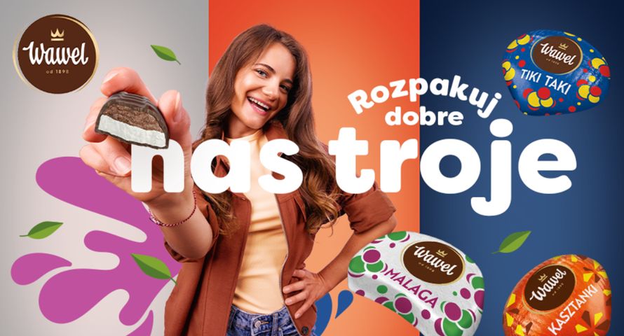 Wawel przypomina przebój reklamowy. Rusza kampania Malagi, Tiki Taki i Kasztanków