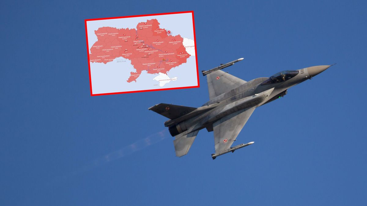 Zmasowany atak na Ukrainę. Polska poderwała myśliwce 