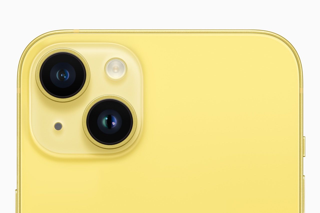 iPhone 14 żółty