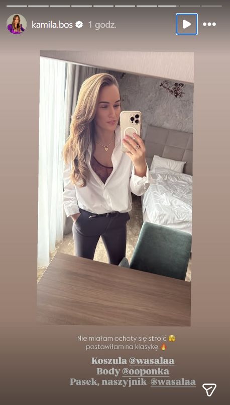 Kamila Boś na Instagramie