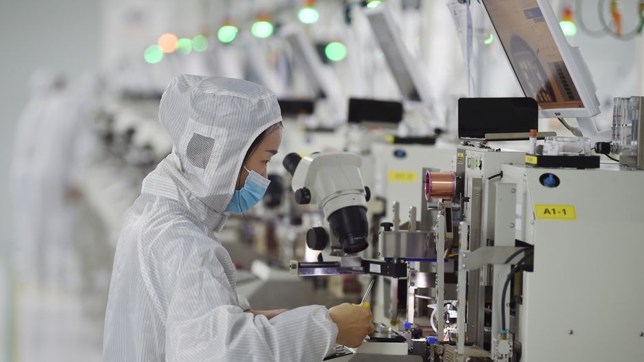 Chińskie laboratorium. Zdjęcie ilustracyjne