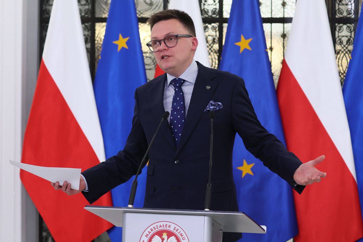 Marszałek Sejmu Szymon Hołownia 