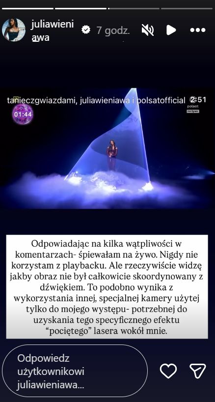Julia Wieniawa o występie w "Tańcu z gwiazdami"
