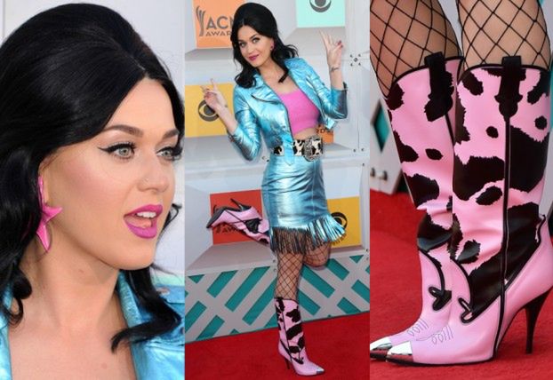 Kolorowa Katy Perry na rozdaniu Country Music Awards (ZDJĘCIA)