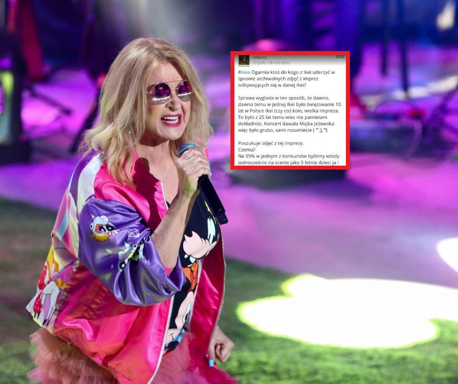 Szuka starych zdjęć z koncertu Majki Jeżowskiej. Powód jest bardzo romantyczny