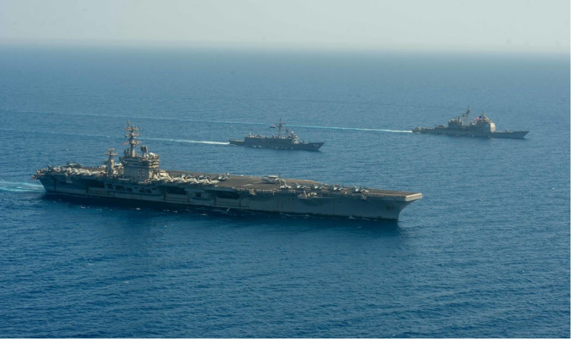 USA is sending an aircraft carrier.