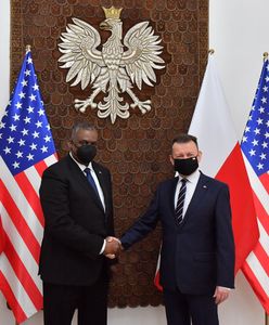 "Napad Rosji na Ukrainę doprowadzi do konfliktu". Szef Pentagonu w Warszawie