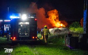 Pożar, Krostkowo, straż, pole