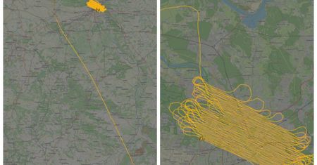 Samolot prawie 6 godzin krążył nocą nad Warszawą. Jest wyjaśnienie