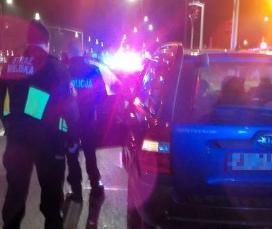 Czekał na zielone światło. Zasnął