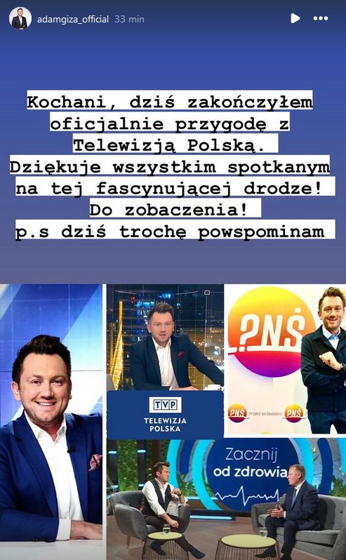 Adam Giza odchodzi z TVP