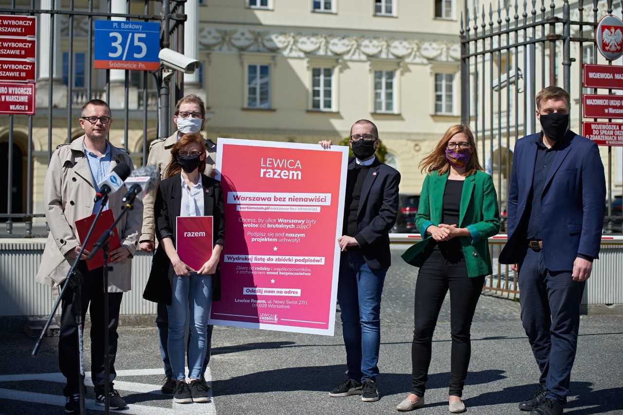 Warszawa. Razem przeciw drastycznym treściom na ulicach