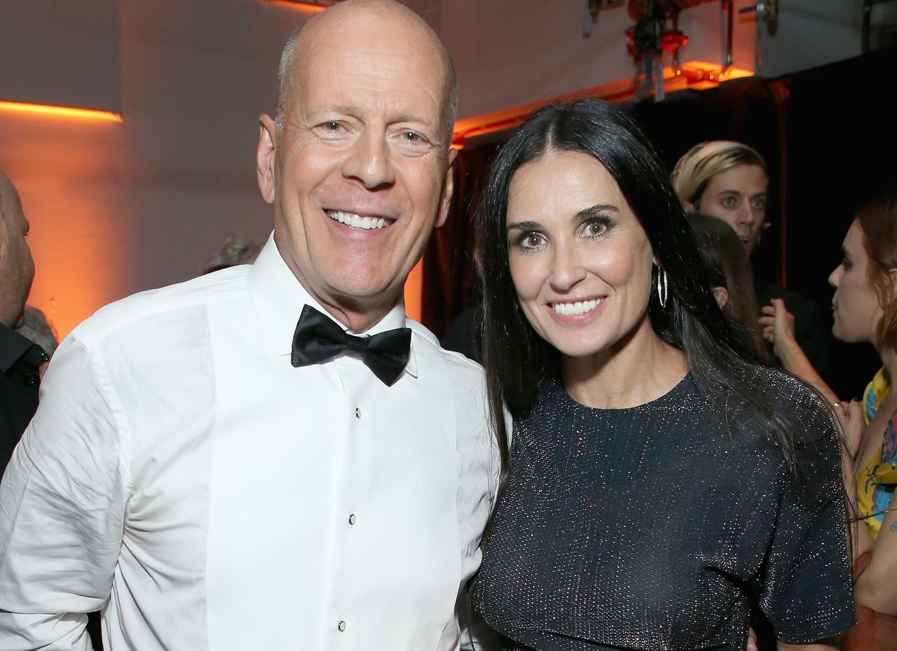 Bruce Willis and Demi Moore in 2018