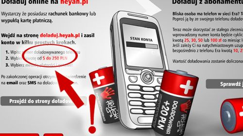 Heyah: 5 zł również przedłuża ważność konta 1