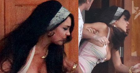Lohan pokazuje sutki jako Liz Taylor! (FOTO)