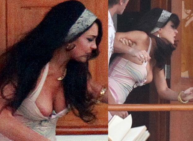 Lohan pokazuje sutki jako Liz Taylor! (FOTO)