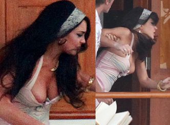 Lohan pokazuje sutki jako Liz Taylor! (FOTO)