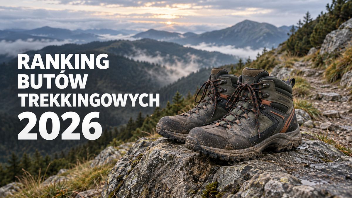 Buty trekkingowe na górskim szlaku