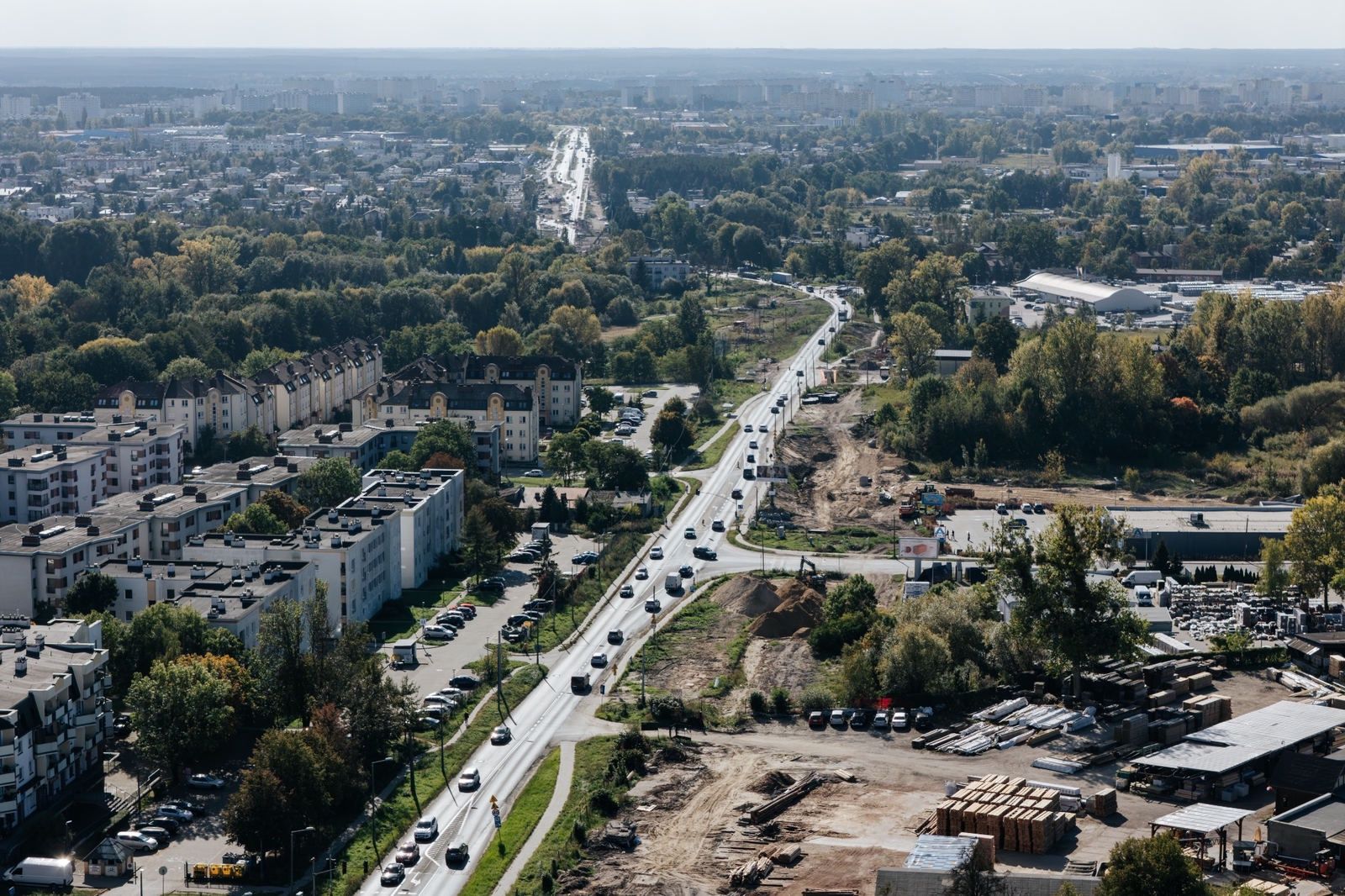 Na przebudowie ulicy Olsztyńskiej 