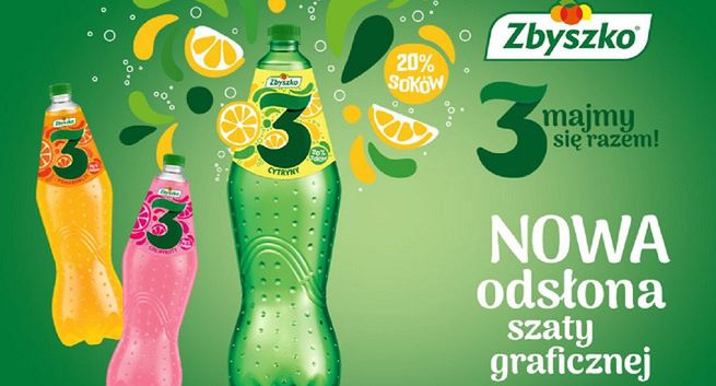 Napoje Zbyszko w nowej szacie graficznej